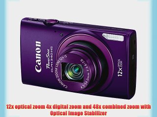 Download Video: Canon PowerShot ELPH 340 HS 16MP Digital Camera (Purple)