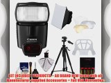 Canon Speedlite 430EX II Flash with Softbox   Bounce Diffuser   Batteries