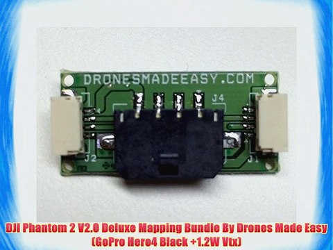 DJI Phantom 2 V2.0 Deluxe Mapping Bundle By Drones Made Easy (GoPro Hero4 Black 1.2W Vtx)