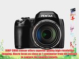 Pentax XG-1 16 Digital Camera with 52x Optical Image Stabilized Zoom with 3-Inch LCD (Black)