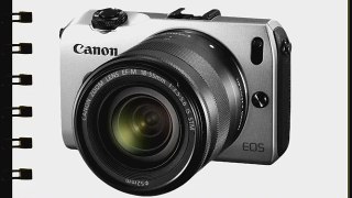 Canon EOS-M Mirrorless Digital Camera with EF-M 18-55mm f/3.5-5.6 IS STM Lens (Silver)