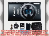 Canon PowerShot ELPH 340 HS 16MP 12x Zoom 3-inch LCD Camera Bundle includes: Camera Mini Tripod