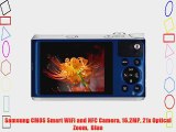 Samsung CMOS Smart WiFi and NFC Camera 16.2MP 21x Optical Zoom  Blue