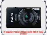 Canon PowerShot ELPH-150 IS Digital Camera (Black)