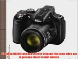 Nikon COOLPIX P600 16.1 MP Wi-Fi CMOS Digital Camera with 60x Zoom NIKKOR Lens and Full HD