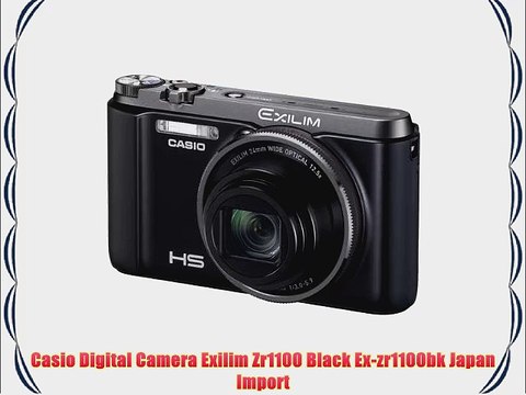 Casio Digital Camera Exilim Zr1100 Black Ex-zr1100bk Japan Import