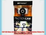 Emerson Go Action Cam 720p HD Digital Video Camera Pro Grade 5 mp Video With Screen