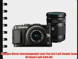 Olympus Mirror Interchangeable Lens Pen Lite E-pl5 Double Zoom Kit Black E-pl5 Dzkit Blk