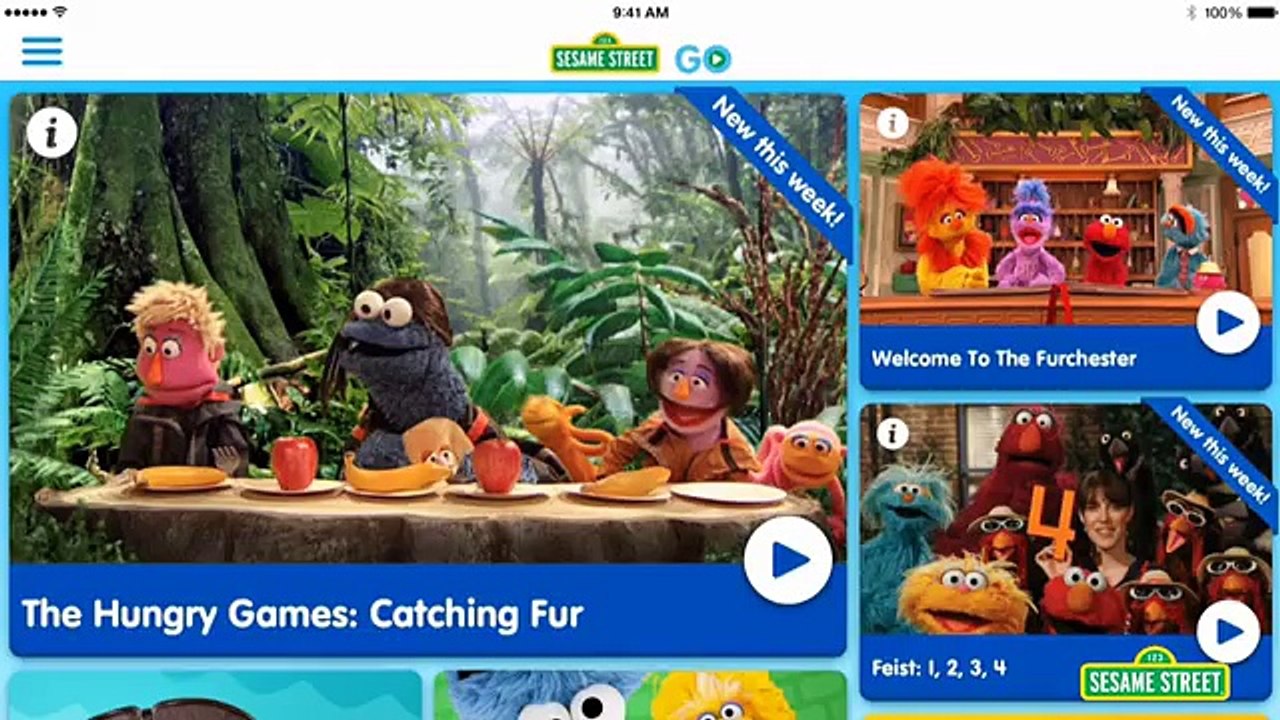 Sesame Street Watch & Play with Sesame Street GO (App Preview) - video ...