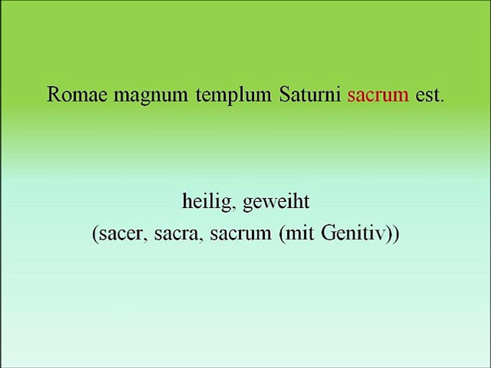 16 Lateinvokabeln I-K17