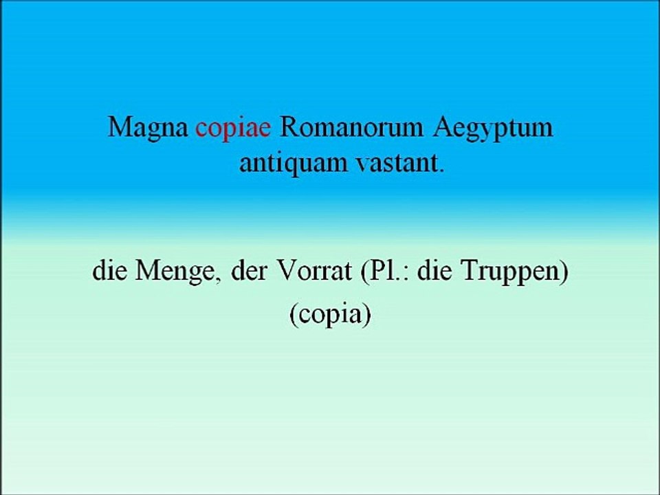 17 Lateinvokabeln I-K18