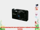 Samsung EC-SH100 Wi-Fi Digital Camera with 14 MP 5x Optical Zoom and Touchscreen (Black)