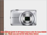 Nikon COOLPIX S6300 16 MP Digital Camera with 10x Zoom NIKKOR Glass Lens and Full HD 1080p