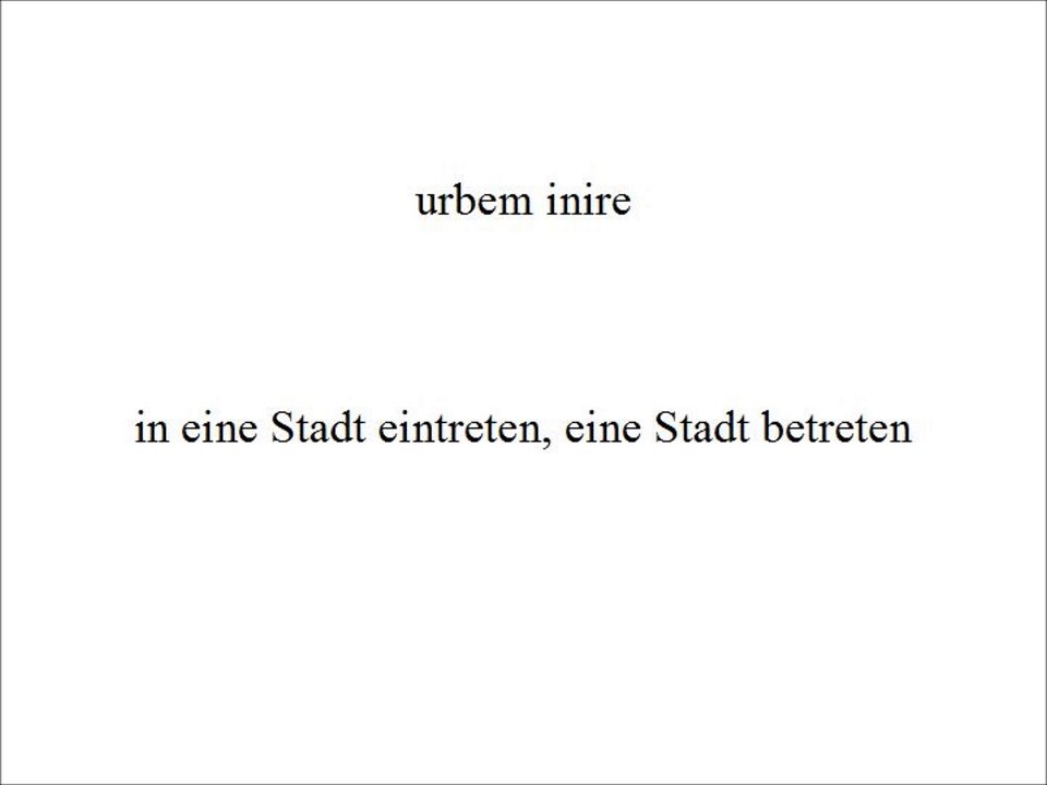 Lateinvokabeln II-K6a GR