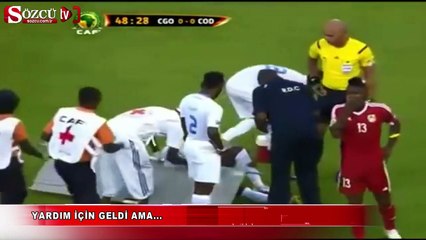 Yardım için geldi ama...