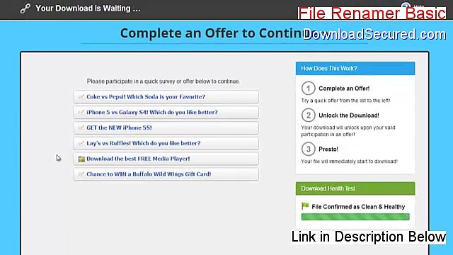 File Renamer Basic Cracked [Instant Download 2015]