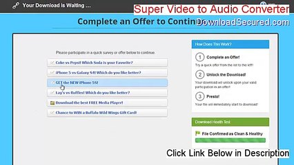 Super Video to Audio Converter Full - Download Now [2015]