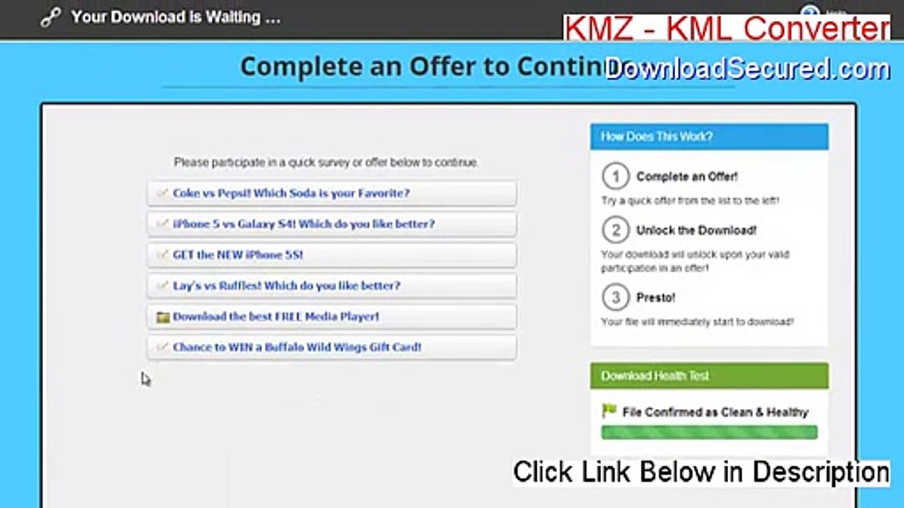 KMZ - KML Converter Free Download [Risk Free Download]