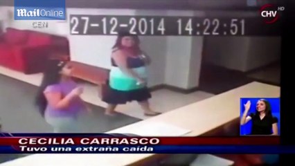 Woman Says She Was Pushed To The Floor By A GHOST - EXCLUSIVE CLIP