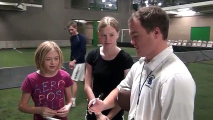 Katherine & Rachael Play Football!!!