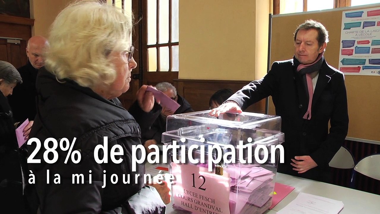 Municipales Ajaccio deuxième tour: 28% de participation à la mi journée