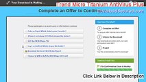 Trend Micro Titanium AntiVirus Plus Free Download [Legit Download]