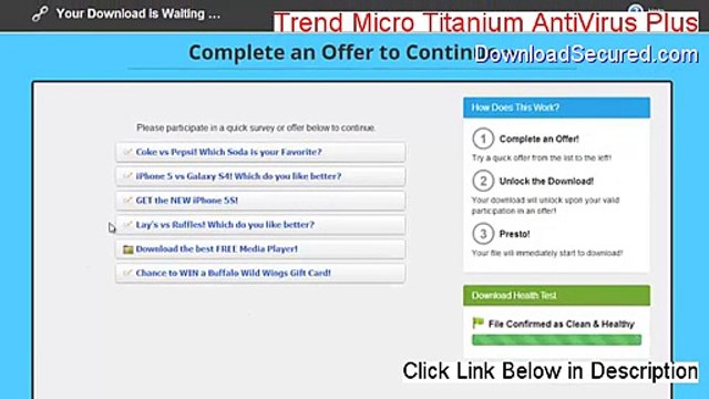 Trend Micro Titanium AntiVirus Plus Free Download [Legit Download]