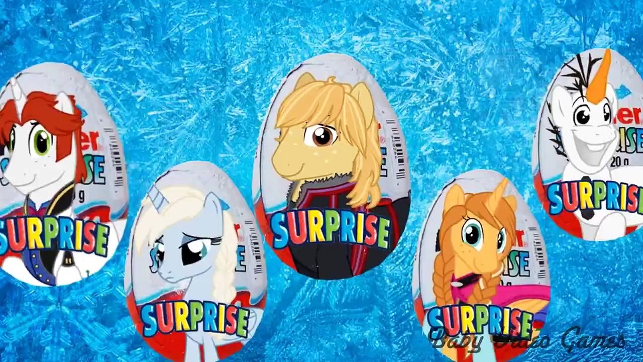 Finger Family My Little Pony Songs | MLP Kinder Surprise Eggs | MLP Cartoon for Children