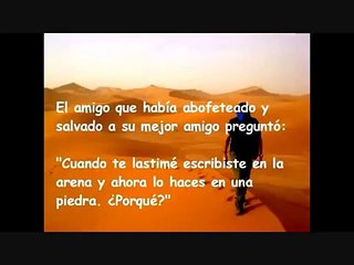 Linda historia. Dos amigos en el desierto