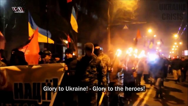 Украина по над Усе! Про-военное факельное шествие в Херсоне, Киеве, Одессе.![ENG SUB]