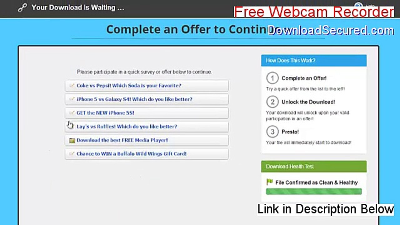 Free Webcam Recorder Key Gen - Instant Download [2015]