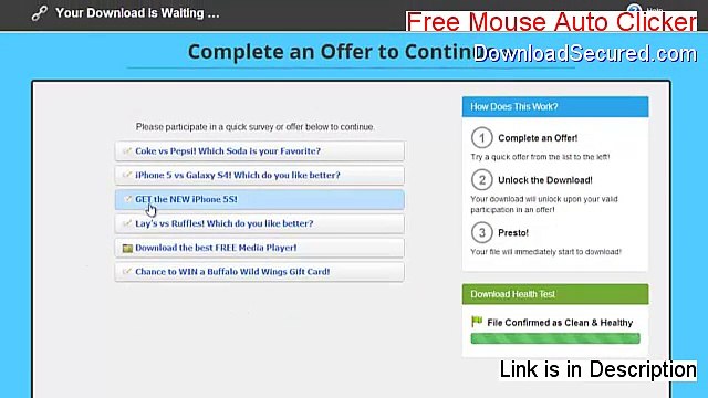 Free Mouse Auto Clicker Free Download (Risk Free Download)