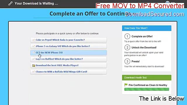 Free MOV to MP4 Converter Serial - Legit Download (2015)