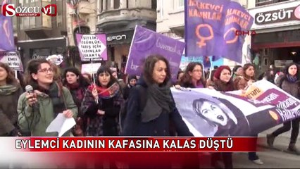 Taksim'deki protestoda dehşet!