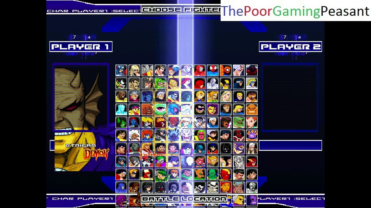 Spider-Man VS Robin In A DC VS Marvel MUGEN Edition Match / Battle / Fight
