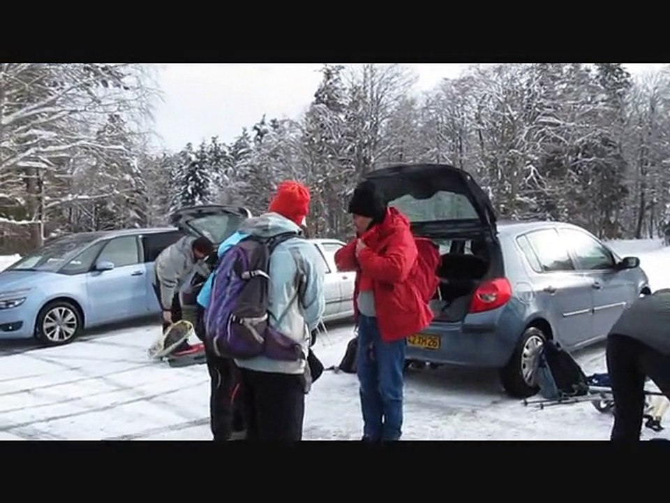 Raquettes à l'Echaillon le 31 janvier 2015