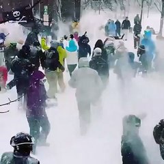 La plus grande bataille de neige