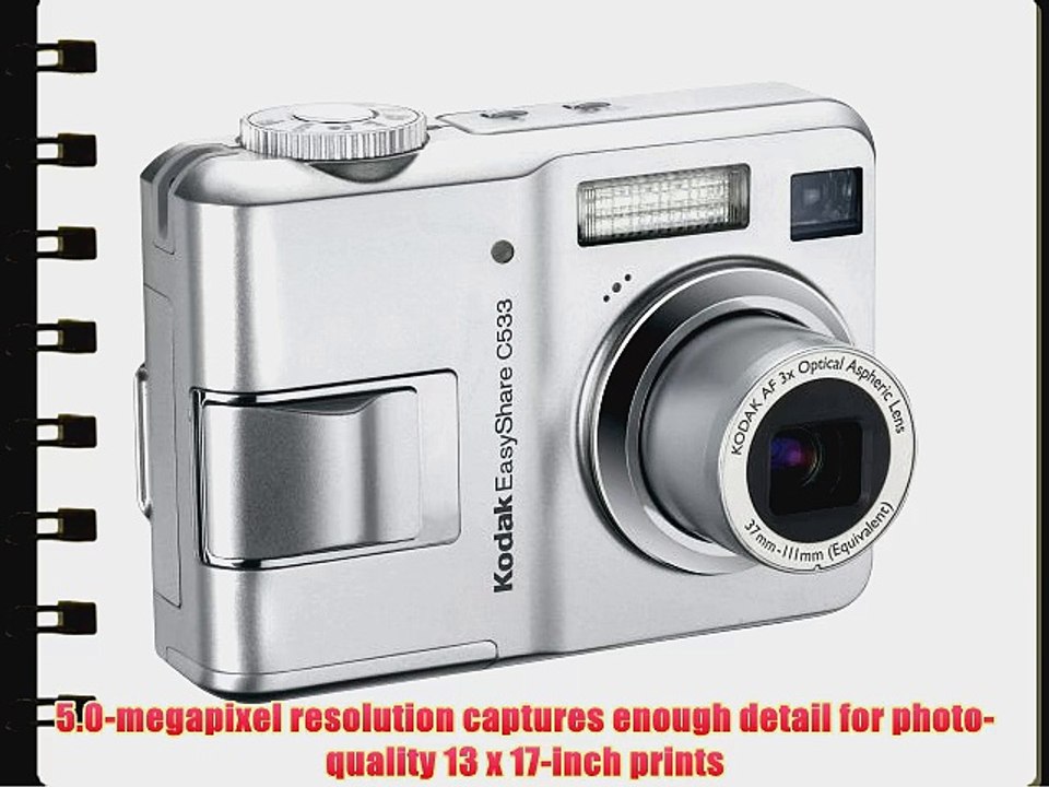 Kodak Easyshare C533 5 MP Digital Camera with 3xOptical Zoom