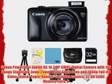 Canon PowerShot SX600 HS 16.1 MP CMOS Digital Camera with 18x Image Stabilized Zoom 25mm Wide-Angle