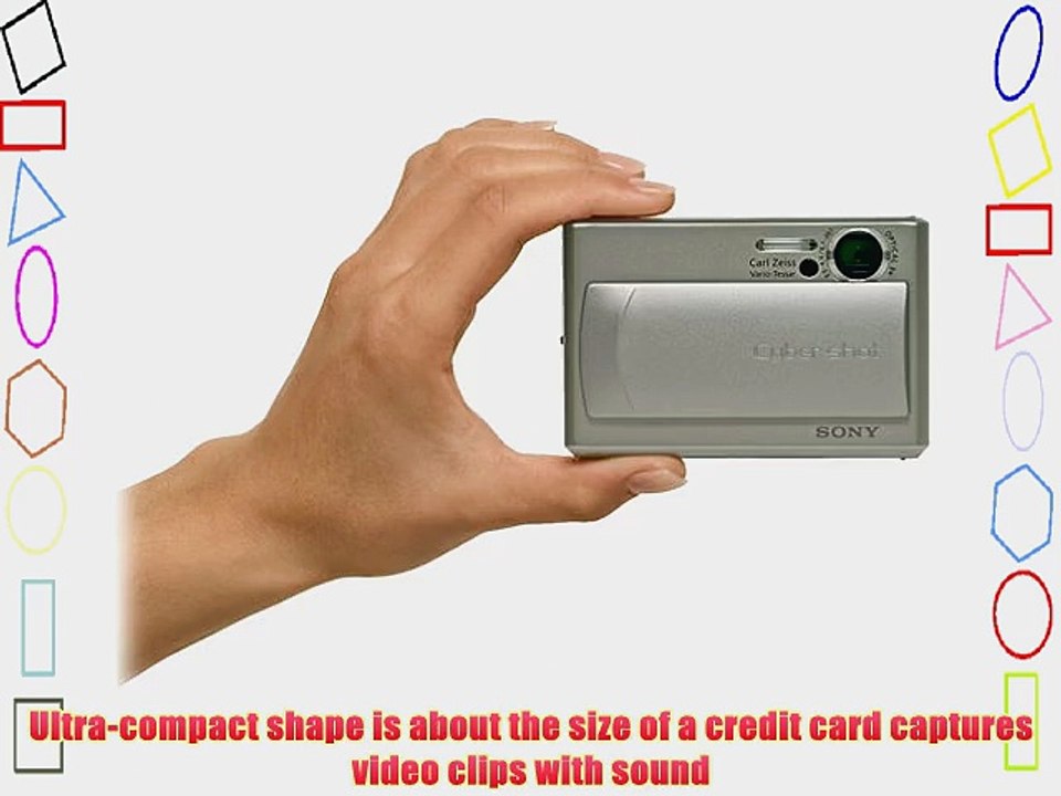 Sony Cybershot DSC-T1 5MP Digital Camera with 3x Optical Zoom