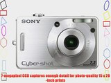 Sony Cybershot DSCW70 7.2MP Digital Camera with  3x Optical Zoom