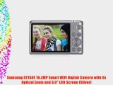 Samsung ST150F 16.2MP Smart WiFi Digital Camera with 5x Optical Zoom and 3.0 LCD Screen (Silver)