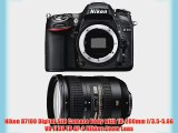 Nikon D7100 Digital SLR Camera Body with 18-200mm f/3.5-5.6G VR II DX ED AF-S Nikkor-Zoom Lens