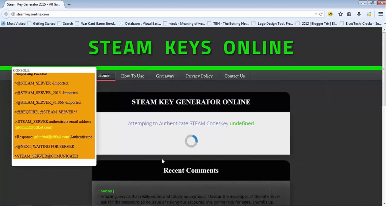 Steam key generator that works 2015 free 18 games keys online video