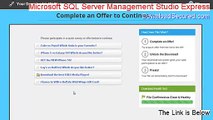Microsoft SQL Server Management Studio Express (32-bit) Cracked - Legit Download [2015]