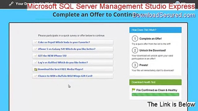 Microsoft SQL Server Management Studio Express (32-bit) Cracked - Legit Download [2015]