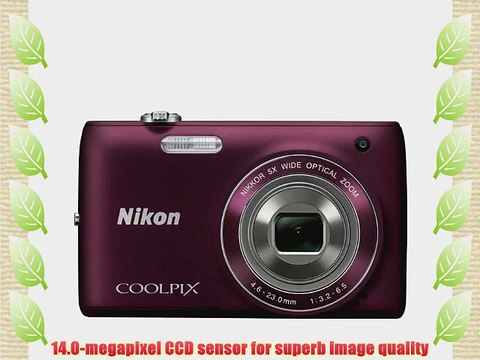 Nikon COOLPIX S4100 14 MP Digital Camera with 5x NIKKOR Wide-Angle Optical Zoom Lens and 3-Inch