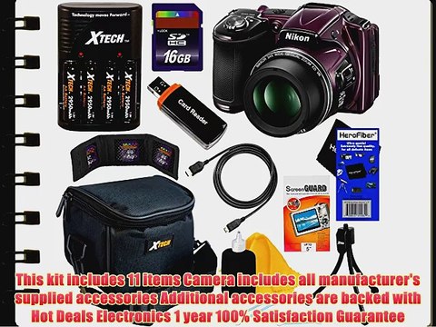 Nikon COOLPIX L830 16 MP CMOS Digital Camera with 34x Zoom NIKKOR Lens HD Video