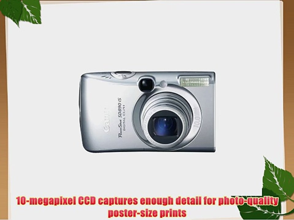 Canon PowerShot SD890IS 10MP Digital Camera with 5x Optical Image Stabilized Zoom