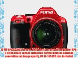 Pentax K-50 16MP Digital SLR Camera Kit with DA 18-135mm WR f3.5-5.6 Lens (Red)